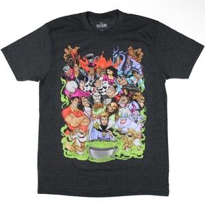 Disney Disneyland Villians Graphic TShirt Size Lg